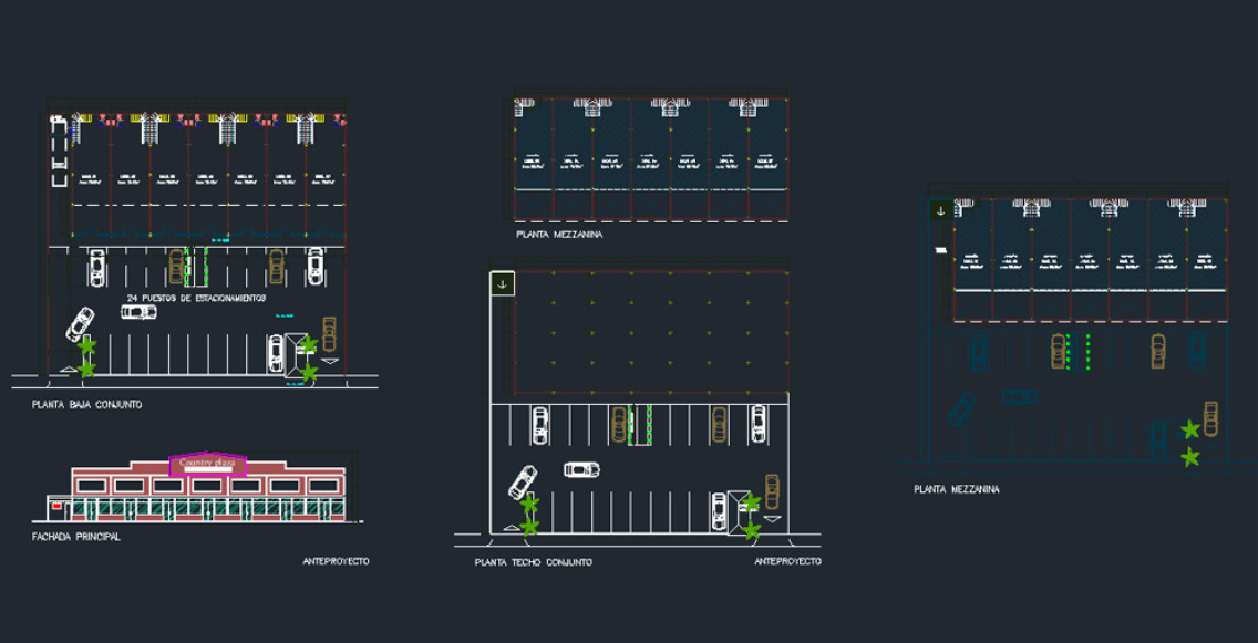 دانلود فایل اتوکد پروژه مرکز خرید DWG | Shopping Mall DWG Project برای AutoCAD
